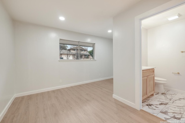 interior space featuring light hardwood / wood-style floors