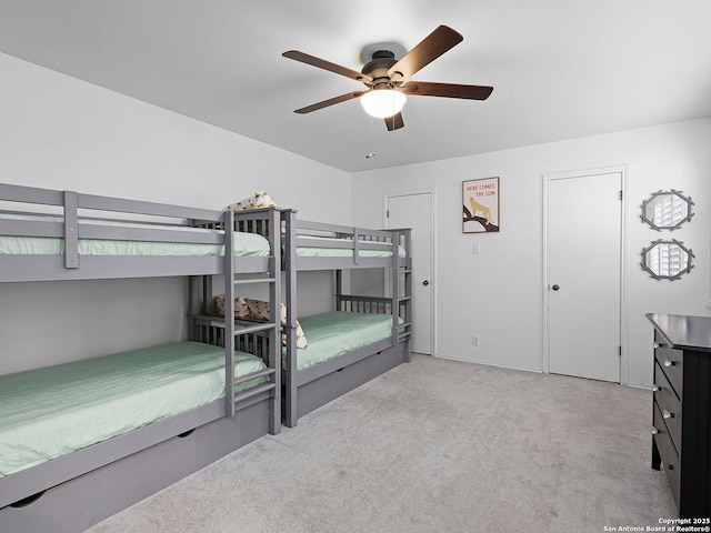 1048 Parkview Dr, Canyon Lake, TX 78133 - carpeted bedroom with ceiling fan