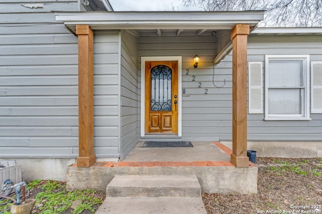 view of entrance to property