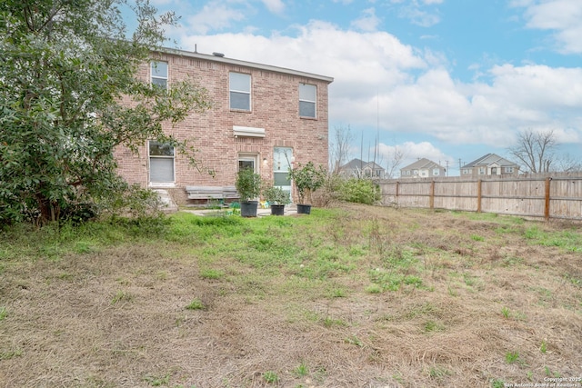 view of back of property