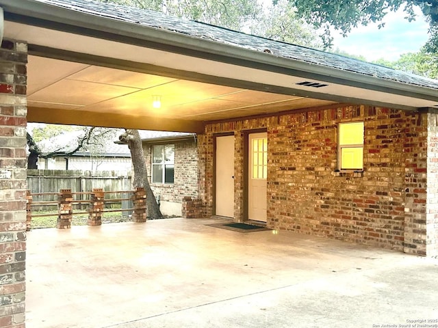 view of patio