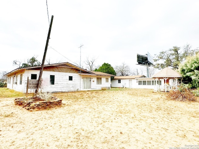 view of back of property