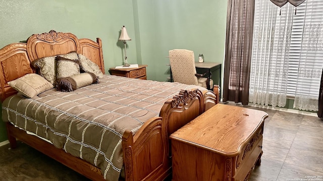 view of tiled bedroom