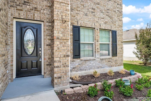 view of entrance to property