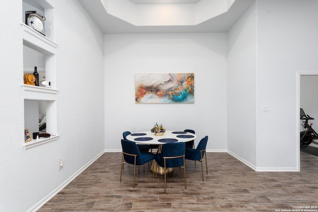 25046 Las Pilas, San Antonio, TX 78261 - dining area with wood-type flooring