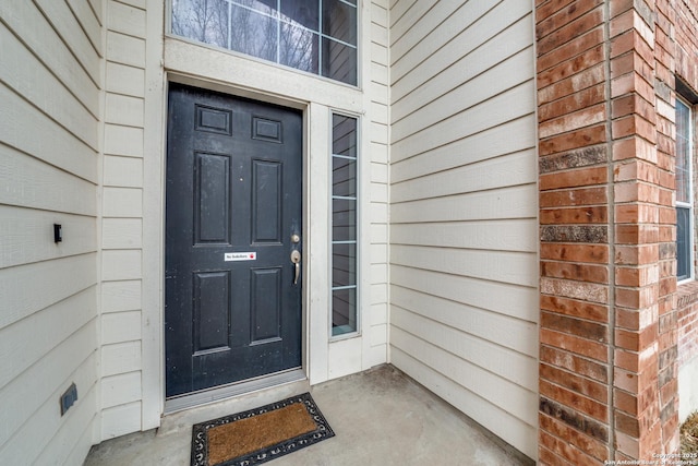 view of entrance to property