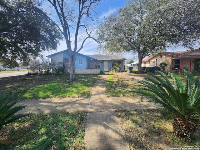 view of ranch-style home