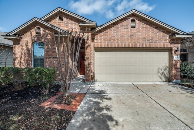 front of property featuring a garage