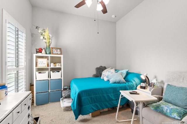 1905 High Bank, Seguin, TX 78155 - bedroom featuring multiple windows, carpet floors, and ceiling fan