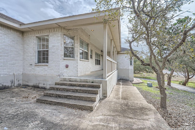 view of entrance to property