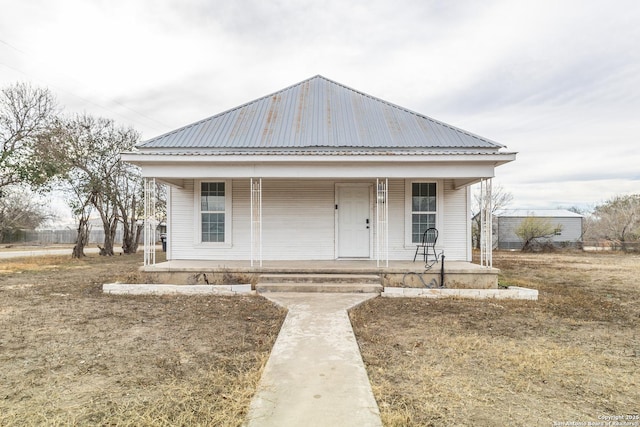 bungalow-style house featuring a porch