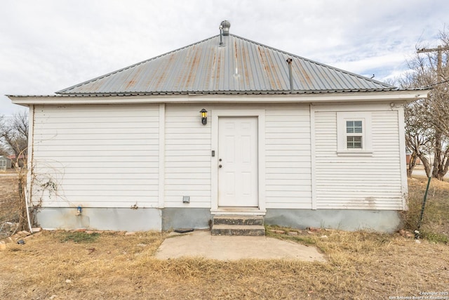 view of rear view of property