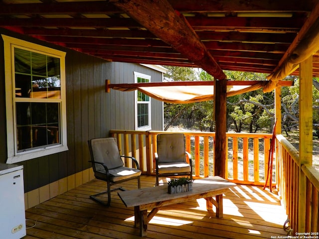 view of deck