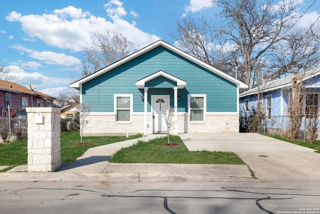 view of bungalow-style home