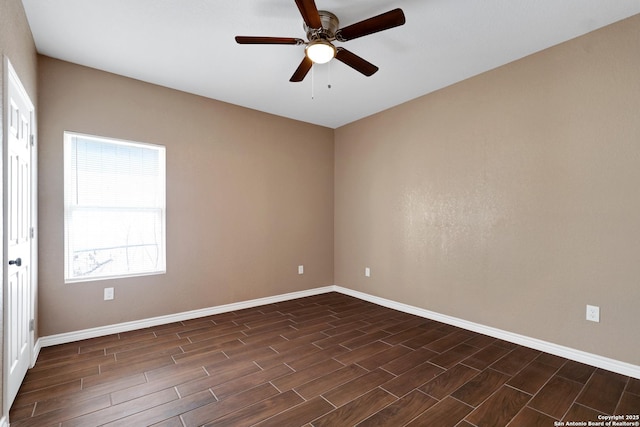 4423 Buena Vista St, San Antonio, TX 78237 - empty room featuring ceiling fan