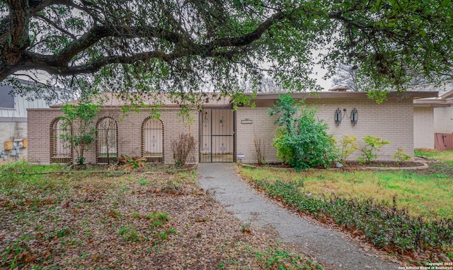 view of ranch-style home