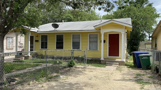 view of front of home