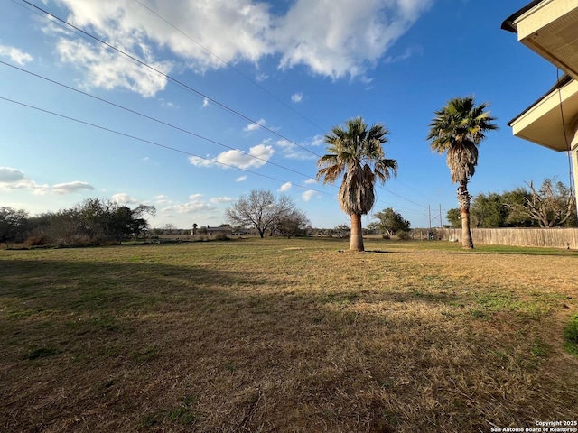 view of yard