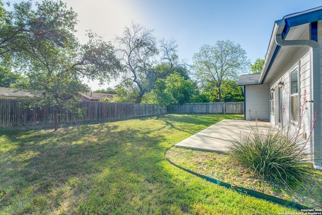 5023 Stockman Dr, San Antonio, TX 78247 - view of yard featuring a patio area and a fenced backyard
