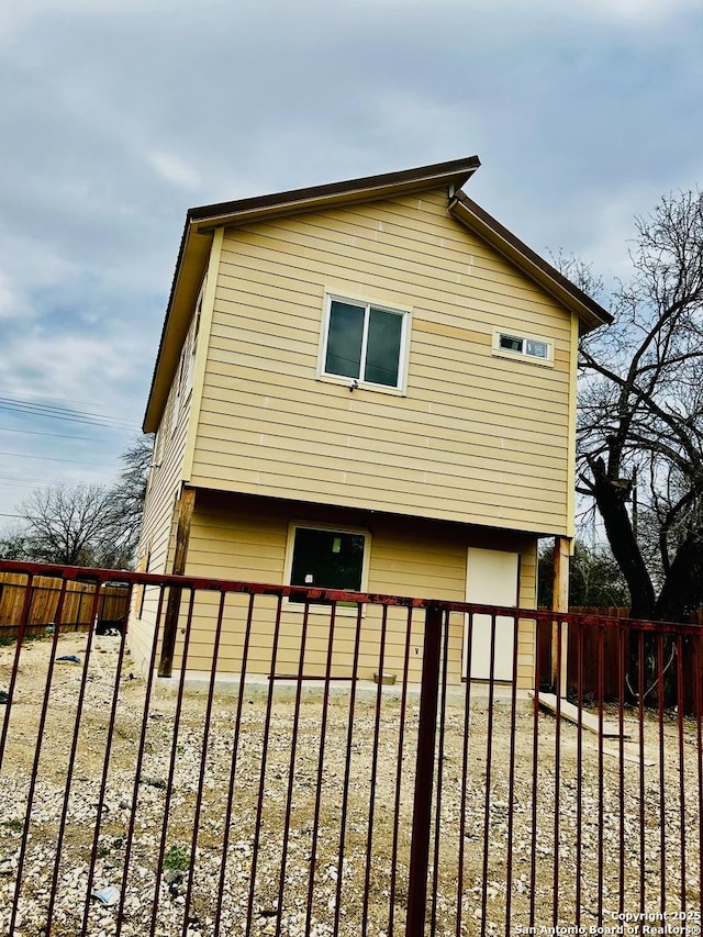 view of side of property