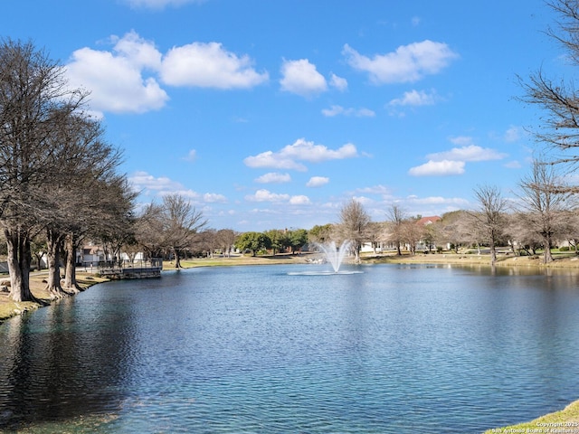 property view of water