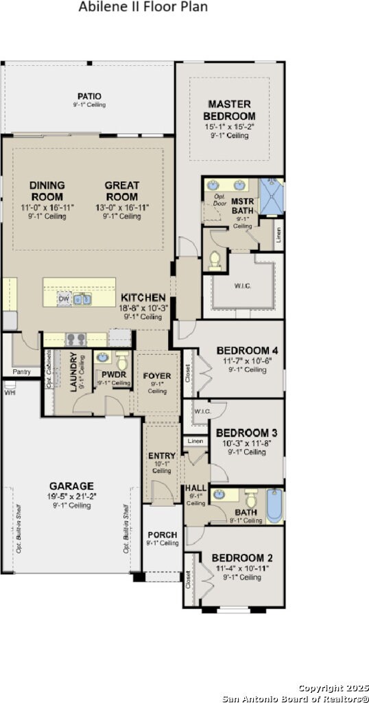 125 Connor Crk, San Antonio, TX 78253 - property floor plan