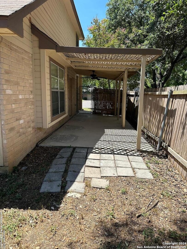 view of patio