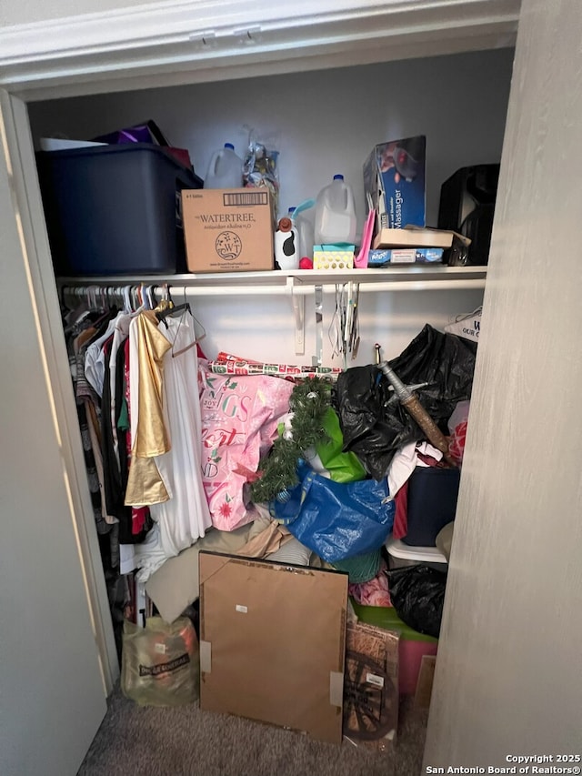 view of closet