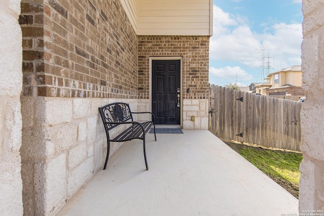 view of entrance to property