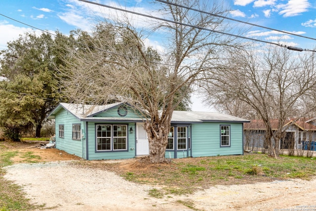 view of bungalow-style home