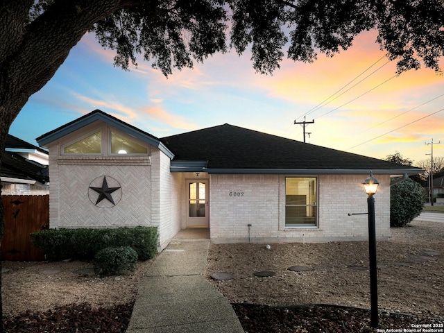 view of front of house