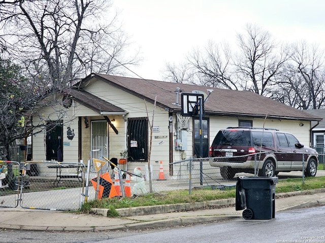 view of front of home