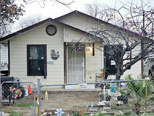 view of bungalow-style house