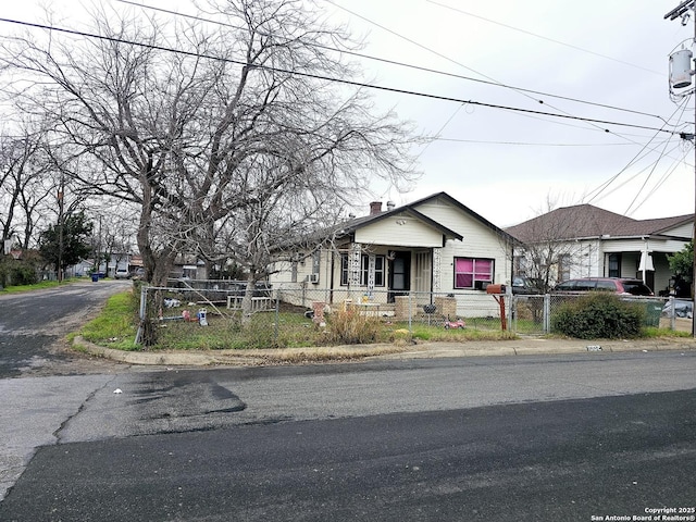 view of front of home