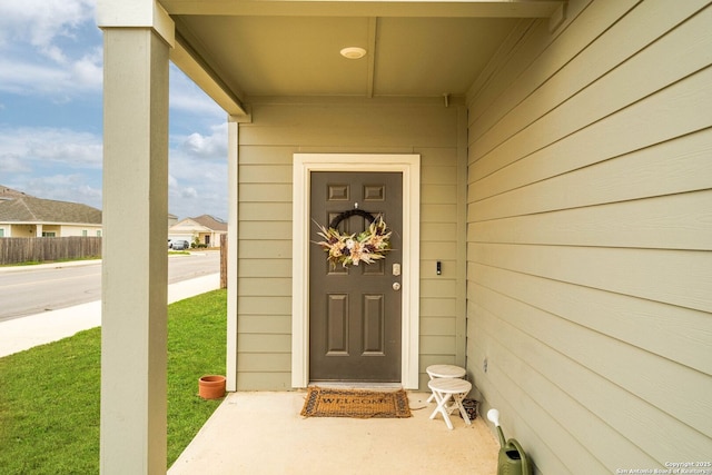 view of entrance to property