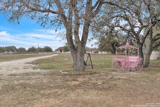 view of yard featuring a gazebo