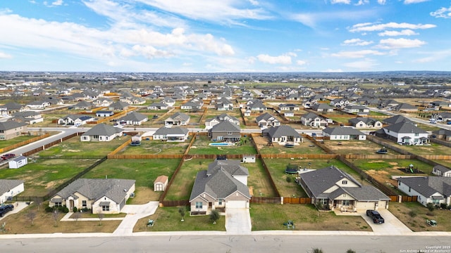 aerial view featuring a residential view