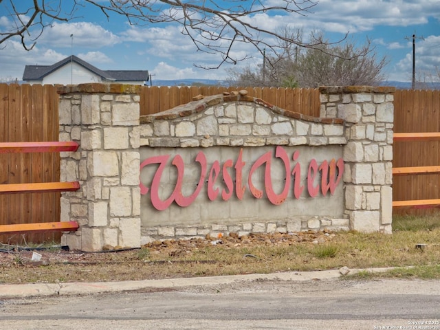 225 County Road 3821, San Antonio, TX 78253 - community / neighborhood sign featuring fence