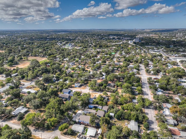 aerial view featuring a residential view