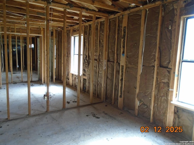 miscellaneous room featuring a wealth of natural light