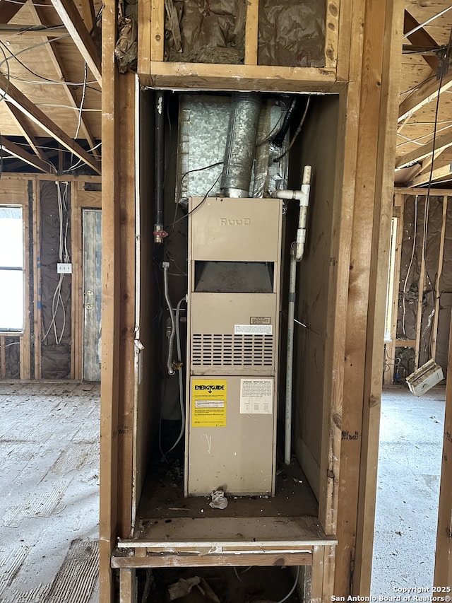 view of utility room