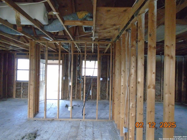 misc room featuring a wealth of natural light and visible vents