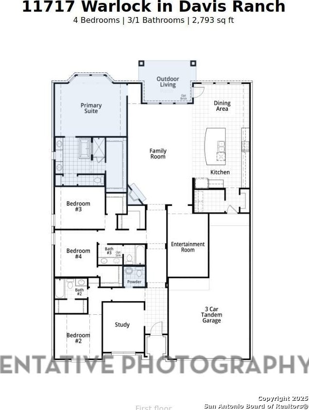 11717 Warlock, San Antonio, TX 78254 - view of floor plan / room layout
