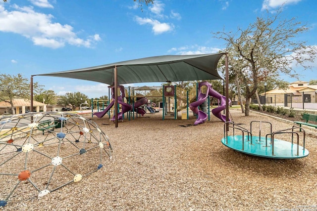 view of communal playground