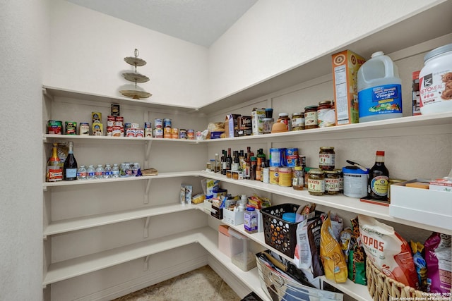 view of pantry