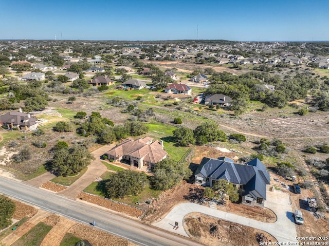 drone / aerial view featuring a residential view