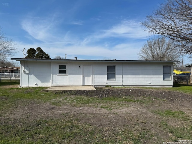 view of rear view of property