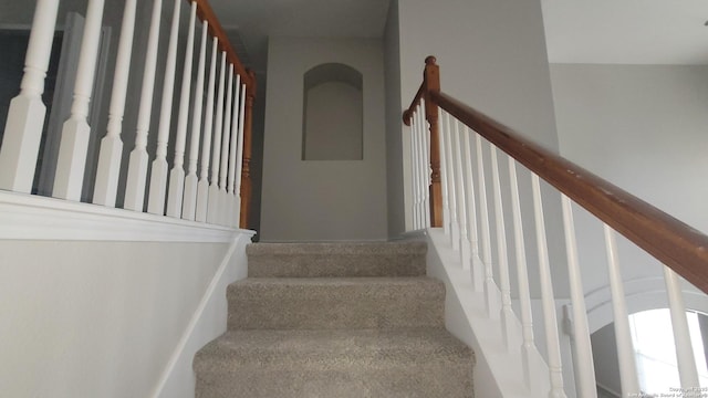 view of stairs