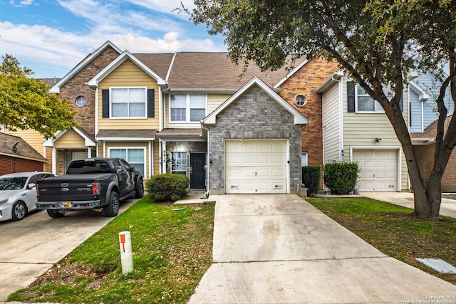 view of property featuring driveway