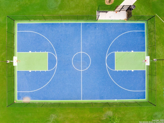 view of basketball court featuring community basketball court